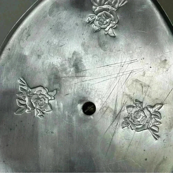 Vintage Glasbake USA divided dish J2352 with aluminum lid and Bakelite knob - Picture 10 of 11